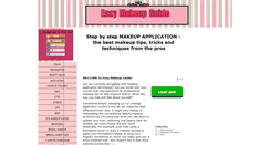 Desktop Screenshot of easymakeupguide.com